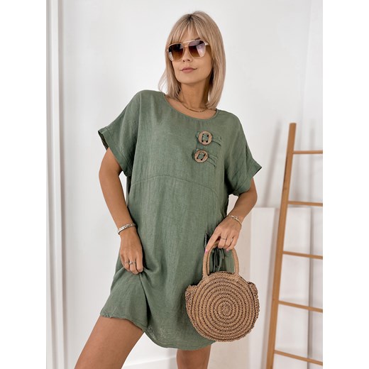 sukienka taormia khaki one size ze sklepu UBRA w kategorii Sukienki - zdjęcie 184025884