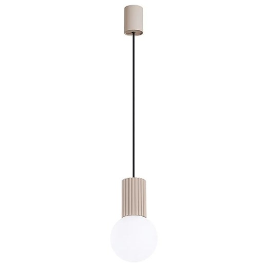 Nowoczesna lampa wisząca taupe -K599-Buble ze sklepu Edinos.pl w kategorii Lampy wiszące - zdjęcie 184025970
