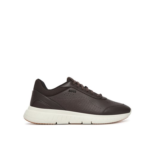 Sneakersy BOSS Titanis 50548718 Brązowy ze sklepu eobuwie.pl w kategorii Buty sportowe męskie - zdjęcie 184025992