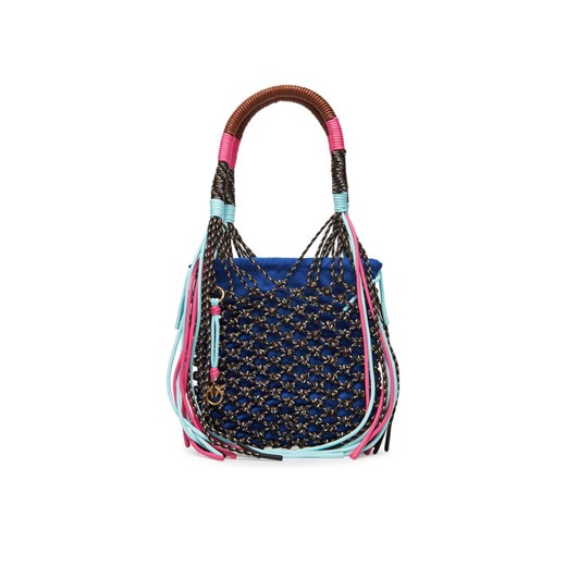 Torebka PINKO Hand Pouch ClassicPE 25 PLTT 04616 A2E0 Granatowy ze sklepu eobuwie.pl w kategorii Torebki damskie - zdjęcie 184026054