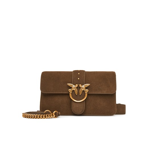 Torebka PINKO Love One Classic Slouchy Fl PE 25 PLTT 104524 A2CC Khaki ze sklepu eobuwie.pl w kategorii Torebki damskie - zdjęcie 184026073