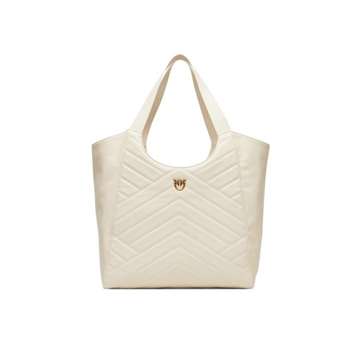 Torebka PINKO Tote Bag PE 25 PLTT 104536 A2AO Biały ze sklepu eobuwie.pl w kategorii Torby Shopper bag - zdjęcie 184026093