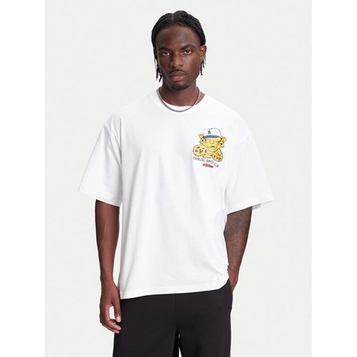 adidas T-Shirt Wabash JW0158 Biały Oversize ze sklepu MODIVO w kategorii T-shirty męskie - zdjęcie 184026662