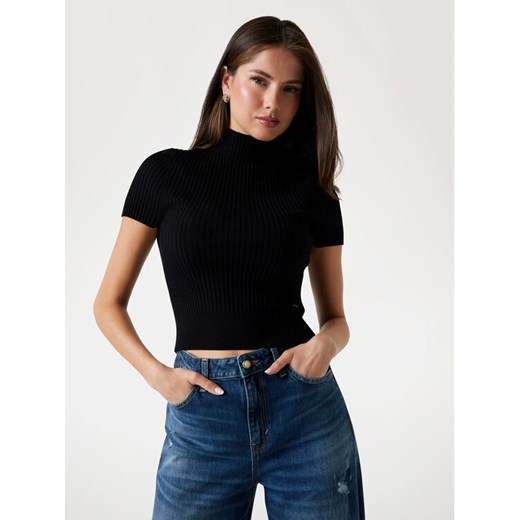 Guess Top 176439 Czarny Classic Fit Guess S MODIVO