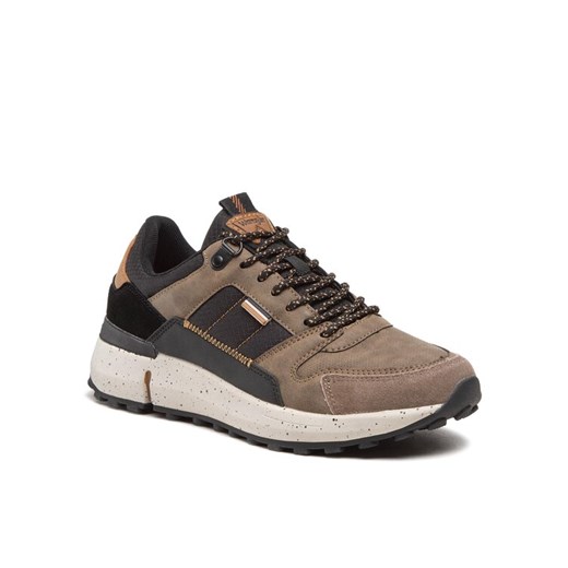 Sneakersy Wrangler Mounty Low WM22150A Szary ze sklepu eobuwie.pl w kategorii Buty sportowe męskie - zdjęcie 184029393