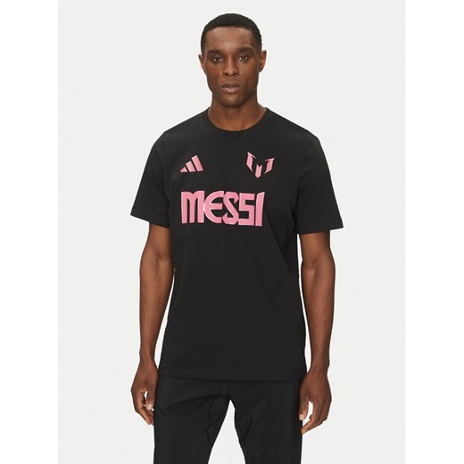 adidas Koszulka techniczna Messi Name and Number Graphic JM3551 Czarny Regular Fit ze sklepu MODIVO w kategorii T-shirty męskie - zdjęcie 184029514