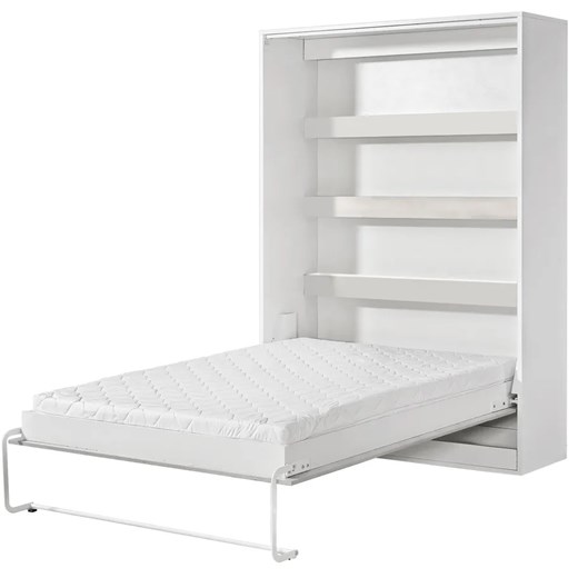 Biały pionowy tapczan 160x200 G1-R89 ze sklepu Edinos.pl w kategorii Łóżka i materace - zdjęcie 184030703