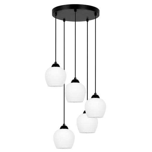Lampa wisząca z kloszami biała Kilota Lumes One Size Edinos.pl