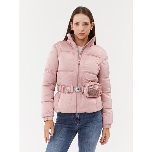 Guess Kurtka zimowa Lucia W3BL19 WEX12 Różowy Regular Fit ze sklepu MODIVO w kategorii Kurtki damskie - zdjęcie 184030813