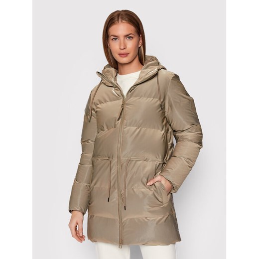 Rains Kurtka zimowa Unisex 1537 Beżowy Regular Fit ze sklepu MODIVO w kategorii Kurtki męskie - zdjęcie 184032183