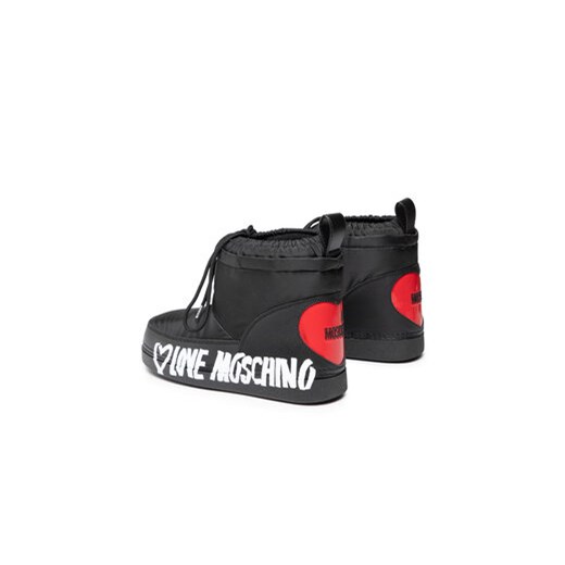 Śniegowce LOVE MOSCHINO JA24202G1FISJ000 Czarny Love Moschino 37_38 eobuwie.pl