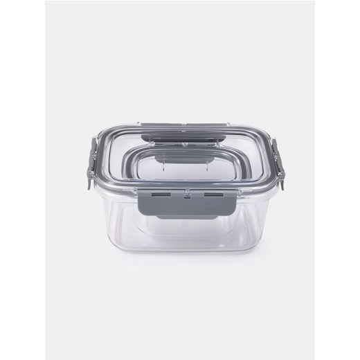 Sinsay - Pojemniki na żywność z pokrywką 2 pack - szary ze sklepu Sinsay w kategorii Pudełka i pojemniki - zdjęcie 184032593