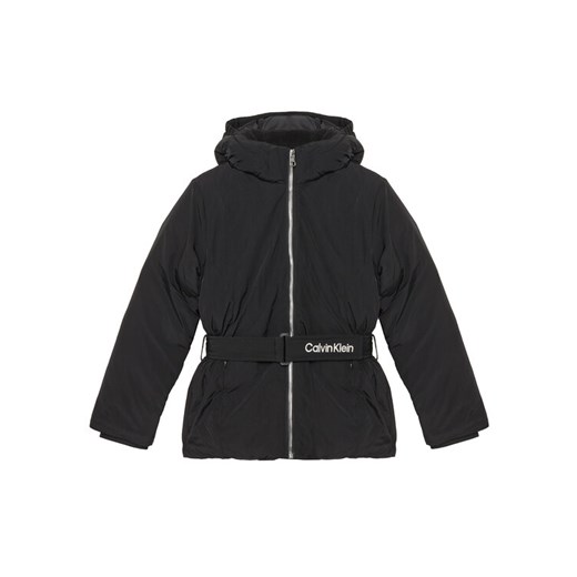 Calvin Klein Jeans Kurtka zimowa IG0IG02976 D Czarny Regular Fit ze sklepu MODIVO w kategorii Kurtki dziewczęce - zdjęcie 184032741