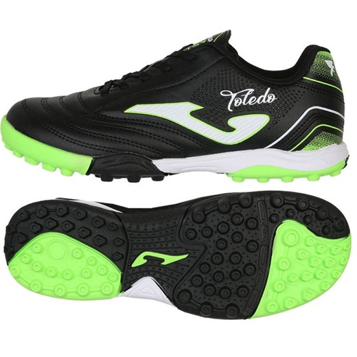 Buty piłkarskie Joma Toledo 2501 Tf  TOJW2501TF czarne ze sklepu ButyModne.pl w kategorii Buty sportowe dziecięce - zdjęcie 184033571