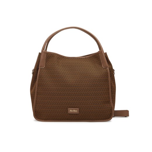 Max Mara Beachwear Torebka 2516511039650 Brązowy ze sklepu MODIVO w kategorii Torby Shopper bag - zdjęcie 184034062