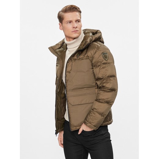 Blauer Kurtka zimowa 23WBLUC03008 Zielony Regular Fit ze sklepu MODIVO w kategorii Kurtki męskie - zdjęcie 184034063