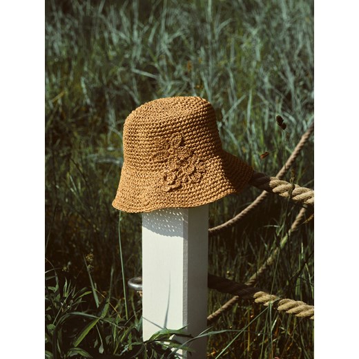 Reserved - Pleciony kapelusz bucket - złamana biel ze sklepu Reserved w kategorii Kapelusze damskie - zdjęcie 184034983