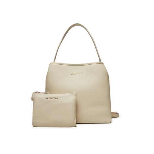 Torebka Valentino Brixton VBS7LX03 Écru ze sklepu eobuwie.pl w kategorii Torby Shopper bag - zdjęcie 184035692