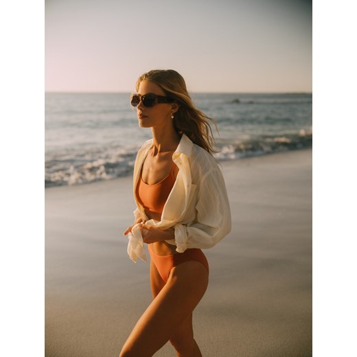 Reserved - Dół od bikini - bursztynowy ze sklepu Reserved w kategorii Stroje kąpielowe - zdjęcie 184037011