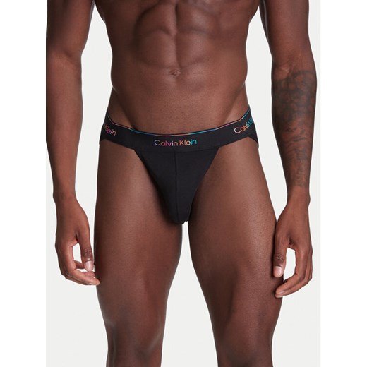 Calvin Klein Underwear Slipy LV00NB4234 Czarny ze sklepu MODIVO w kategorii Majtki męskie - zdjęcie 184038443