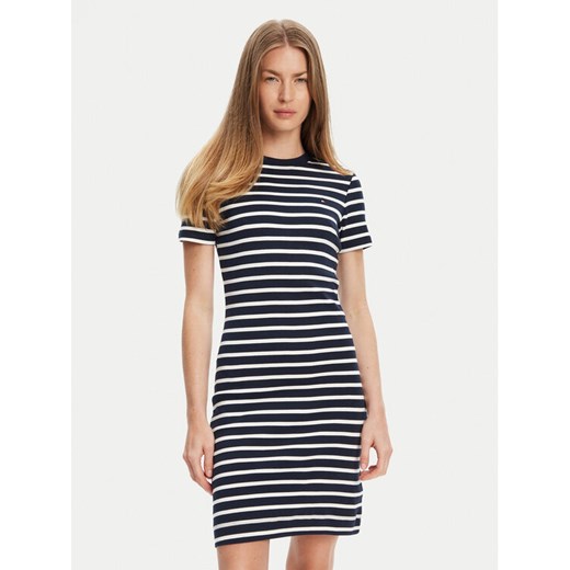 Tommy Hilfiger Sukienka codzienna New Cody WW0WW42721 Granatowy Slim Fit ze sklepu MODIVO w kategorii Sukienki - zdjęcie 184038461