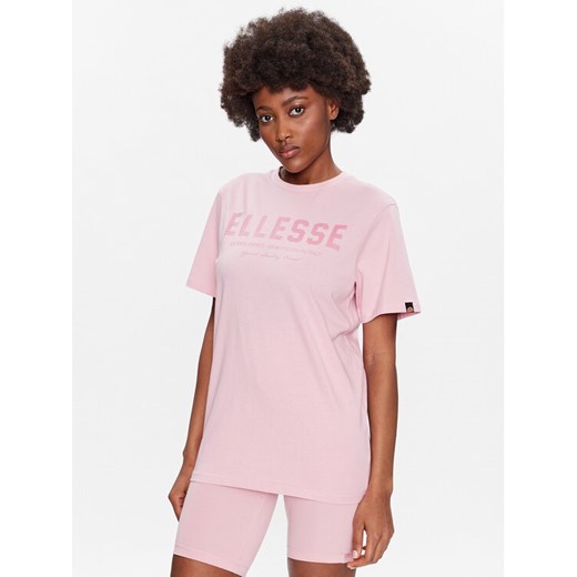 Ellesse T-Shirt Loftini SGR17780 Różowy Regular Fit ze sklepu MODIVO w kategorii Bluzki damskie - zdjęcie 184038570
