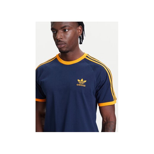 Adidas t-shirt męski niebieski z krótkim rękawem 