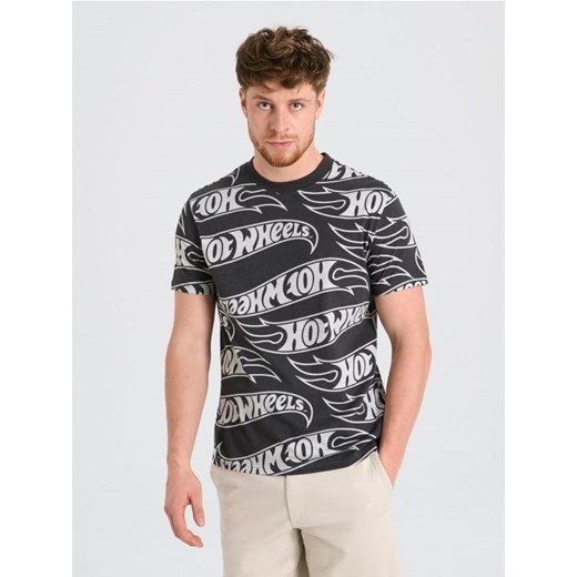 Sinsay - Koszulka Hot Wheels - szary ze sklepu Sinsay w kategorii T-shirty męskie - zdjęcie 184040524