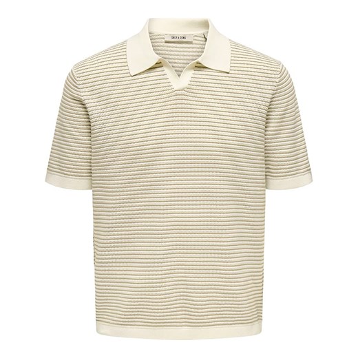 ONLY &amp; SONS Koszulka polo &quot;Kian&quot; w kolorze beżowym ze sklepu Limango Polska w kategorii T-shirty męskie - zdjęcie 184041730