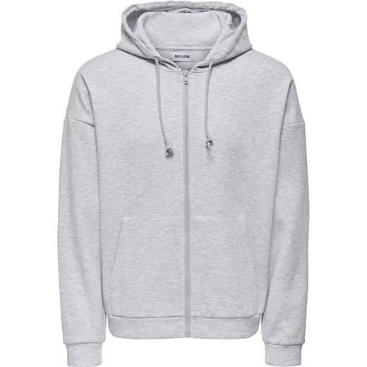 ONLY &amp; SONS Bluza w kolorze jasnoszarym ze sklepu Limango Polska w kategorii Bluzy męskie - zdjęcie 184041761