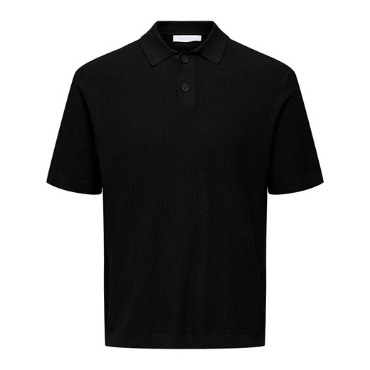 ONLY &amp; SONS Koszulka polo &quot;Tony&quot; w kolorze czarnym ze sklepu Limango Polska w kategorii T-shirty męskie - zdjęcie 184041880