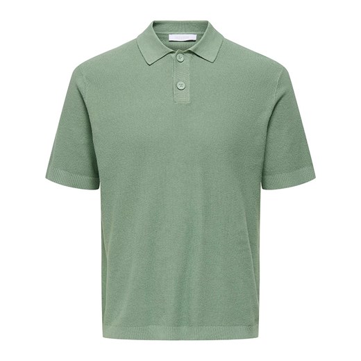 ONLY &amp; SONS Koszulka polo &quot;Tony&quot; w kolorze zielonym ze sklepu Limango Polska w kategorii T-shirty męskie - zdjęcie 184041882