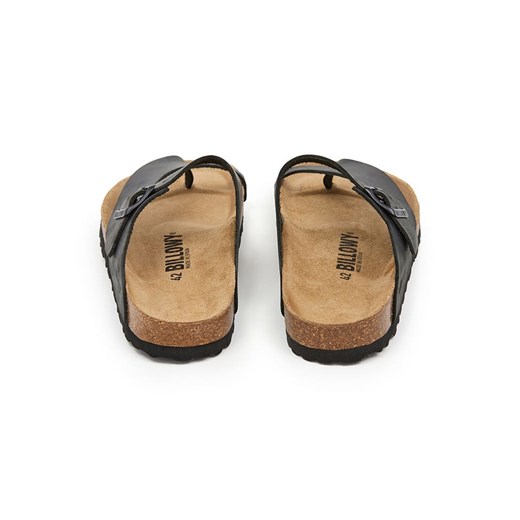 Klapki męskie Billowy czarne casualowe letnie bez zapięcia 