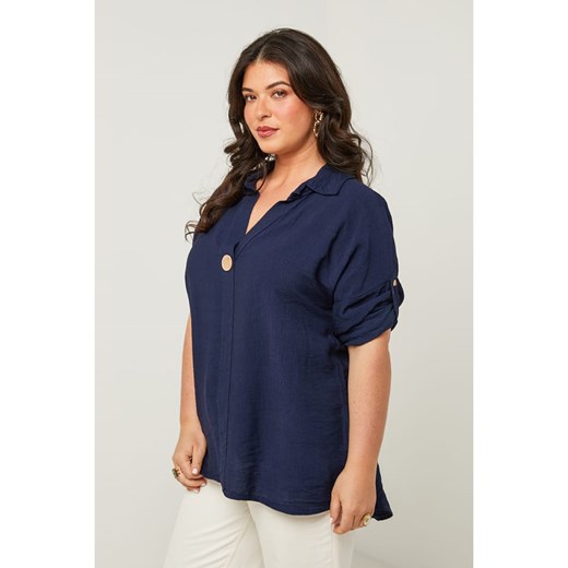 Bluzka damska Curvy Lady z dekoltem v 