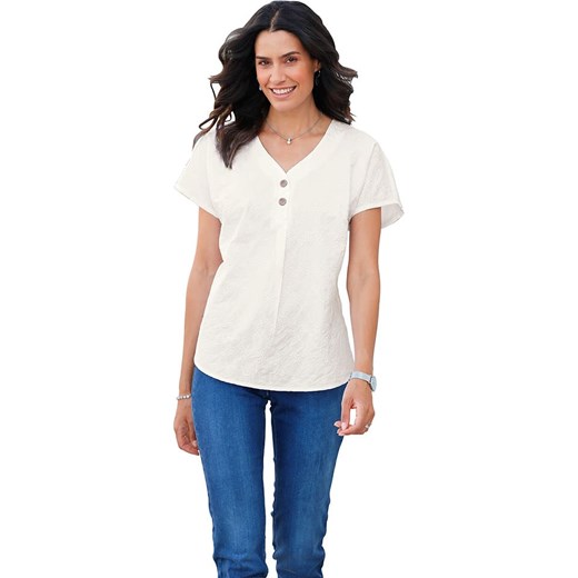 WITT WEIDEN Bluzka w kolorze kremowym ze sklepu Limango Polska w kategorii Bluzki damskie - zdjęcie 184043804