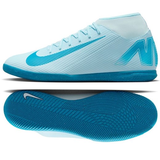 Buty piłkarskie Nike Mercurial Superfly 10 Club Ic FQ8315-400 niebieskie ze sklepu ButyModne.pl w kategorii Buty sportowe męskie - zdjęcie 184044452