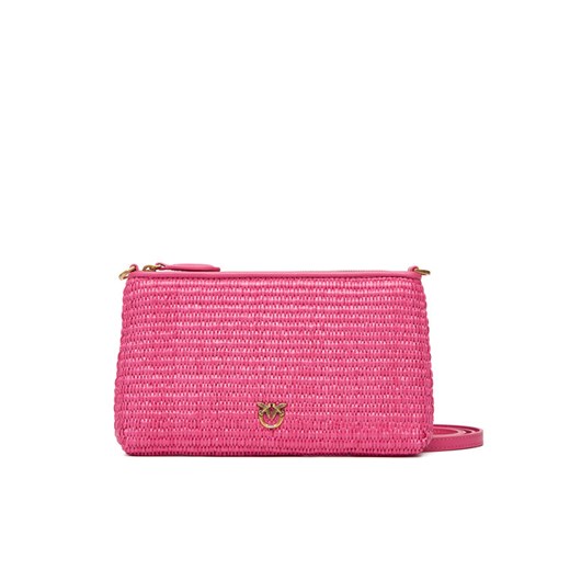 Torebka PINKO Flat Horizontal Mini PE 25 PCPL 104277 A2CF Różowy ze sklepu eobuwie.pl w kategorii Torebki damskie - zdjęcie 184044631