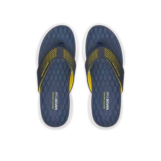 Japonki Skechers Vapor Foam Sandal-Sayto 232894/NVYL Granatowy ze sklepu eobuwie.pl w kategorii Klapki męskie - zdjęcie 184044721