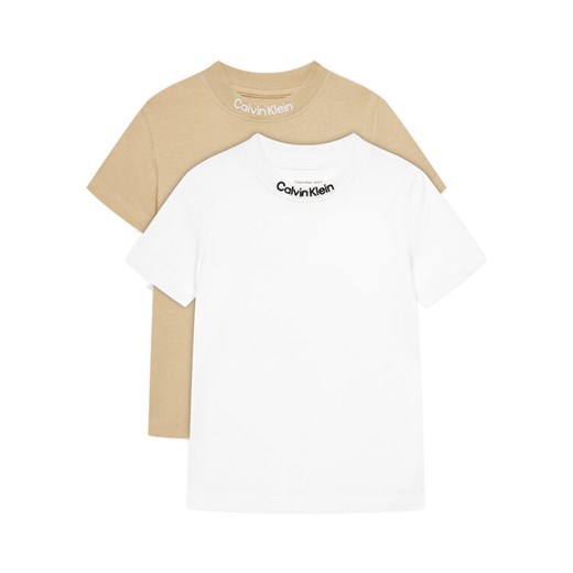 Calvin Klein Jeans Komplet 2 t-shirtów Embro Logo IB0IB02529 D Kolorowy Regular Fit ze sklepu MODIVO w kategorii T-shirty chłopięce - zdjęcie 184045540