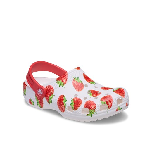 Crocs Klapki Kids’ Classic Fresh Fruits Clog 211020 Biały ze sklepu MODIVO w kategorii Klapki dziecięce - zdjęcie 184045661