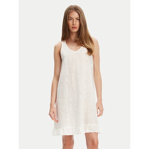 United Colors Of Benetton Koszula nocna 4SHX3C008 Écru Regular Fit ze sklepu MODIVO w kategorii Koszule nocne - zdjęcie 184045690