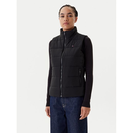 Tommy Jeans Bezrękawnik DW0DW21409 Czarny Regular Fit ze sklepu MODIVO w kategorii Kamizelki damskie - zdjęcie 184045704