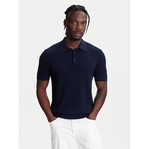 United Colors Of Benetton Polo 1198U301H Granatowy Regular Fit ze sklepu MODIVO w kategorii T-shirty męskie - zdjęcie 184045831
