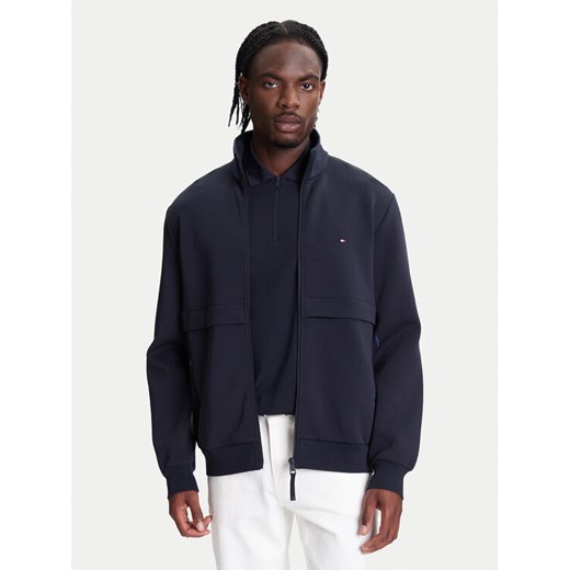 Tommy Hilfiger Bluza Permormance MW0MW41227 Granatowy Regular Fit ze sklepu MODIVO w kategorii Bluzy męskie - zdjęcie 184045844