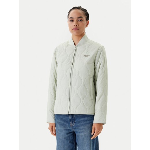 Tommy Jeans Kurtka przejściowa DW0DW20962 Zielony Regular Fit ze sklepu MODIVO w kategorii Kurtki damskie - zdjęcie 184045863