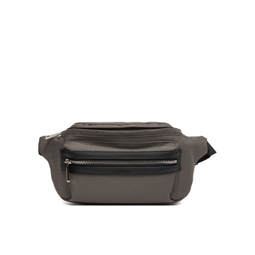Calvin Klein Saszetka nerka Contrast Belt Bag LV04D3073G Szary ze sklepu MODIVO w kategorii Nerki - zdjęcie 184045872