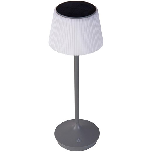 näve Solarna lampa stołowa &quot;Emmi&quot; w kolorze szaro-białym ze sklepu Limango Polska w kategorii Lampy stołowe - zdjęcie 184047582