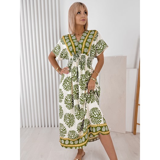 sukienka shayra khaki xl/xxl ze sklepu UBRA w kategorii Sukienki - zdjęcie 184048203