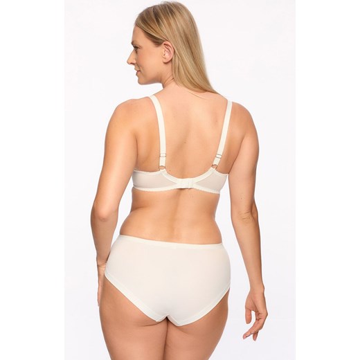 Gaia biustonosz półusztywniany semi-soft Kasandra 1283, Kolor ecru-mocca, Rozmiar 70D, Gaia ze sklepu Intymna w kategorii Biustonosze - zdjęcie 184048450