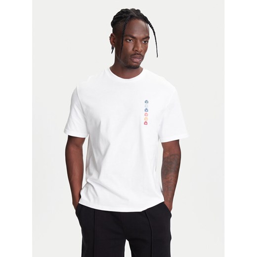 United Colors Of Benetton T-Shirt 3BL0U10A1 Biały Oversize ze sklepu MODIVO w kategorii T-shirty męskie - zdjęcie 184048891
